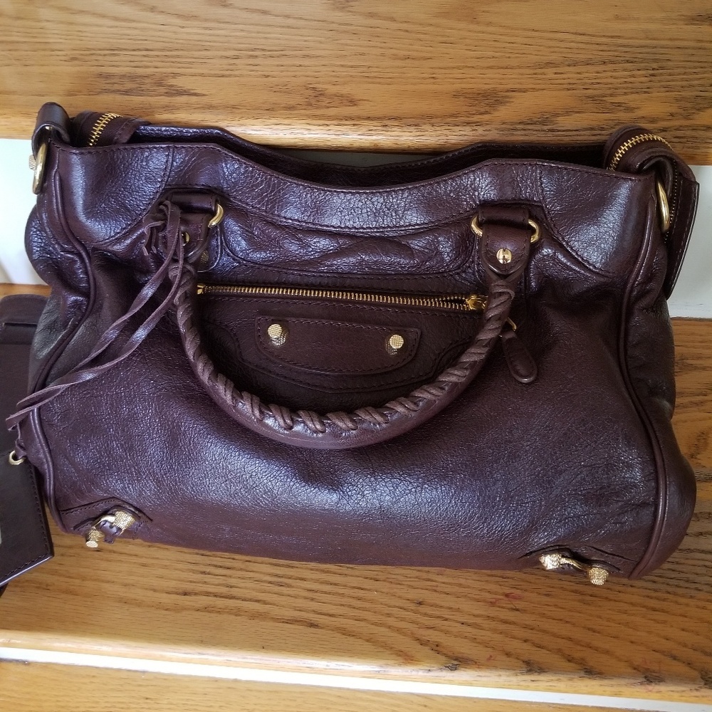 SOLD authentic balenciga giant 12 cross body bag